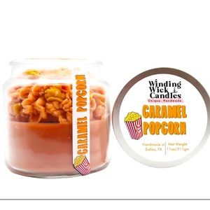 WINDING WICK CARAMEL POPCORN 11 OZ. CANDLE 💖NEW COLLECTION💖